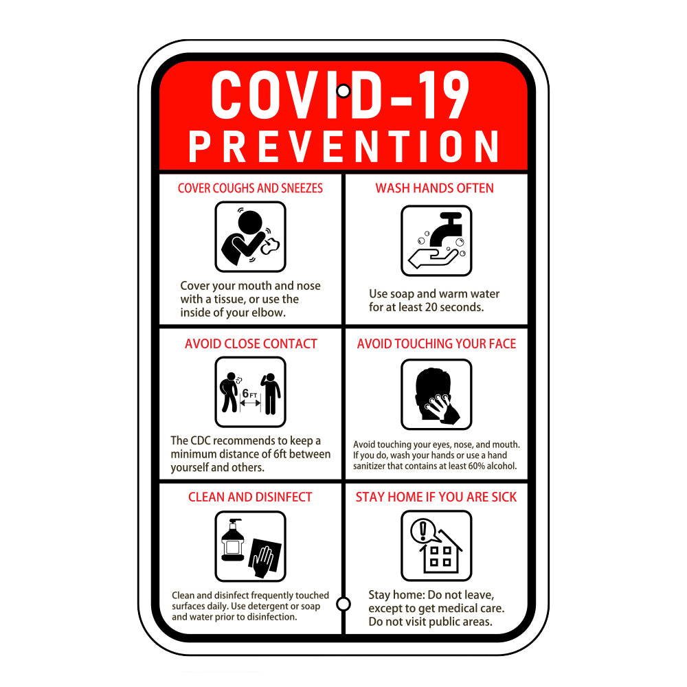 Covid-19 Prevention Sign