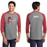 Kindness Matters District 3/4 Sleeve Raglan Red