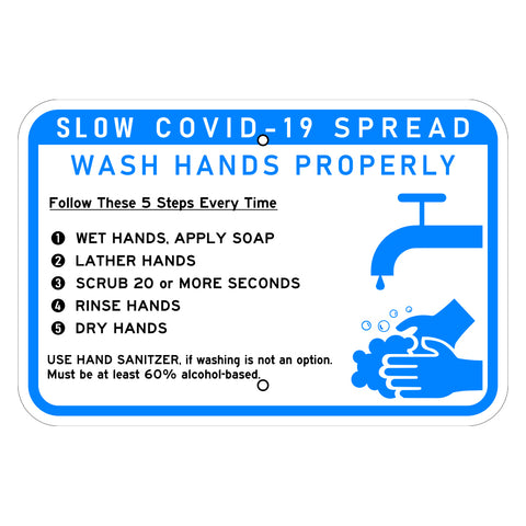 Hand Washing Sign