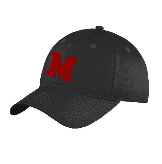 Embroidered M Twill Cap