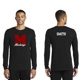 Nike Dri-fit Long Sleeve Tee Block M Black