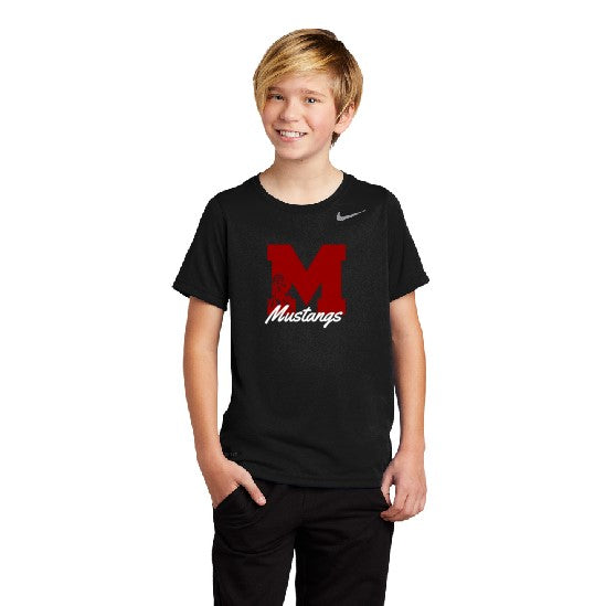 Nike Youth Legend Tee Block M Black