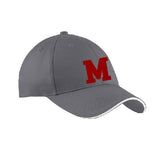 Embroidered M Sandwich Bill Hat