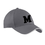Embroidered M Sandwich Bill Hat