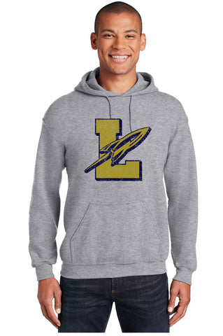Block L Grey Hoodie