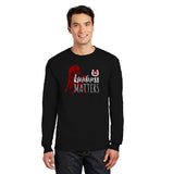 Kindness Matters Long Sleeve Black TShirt