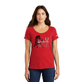 Kindness Matters Nike Ladies Dri-fit Tee Red