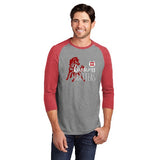 Kindness Matters District 3/4 Sleeve Raglan Red