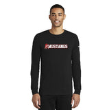 Mustangs Nike Dri-fit Long Sleeve Tee Black
