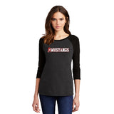 Mustangs District 3/4 Sleeve Raglan Black