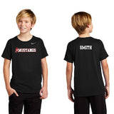 Mustangs Nike Youth Legend Tee Black