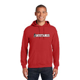 Mustangs Gildan Heavyblend Hoodie Red
