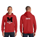 Block M Gildan Heavyblend Hoodie Red